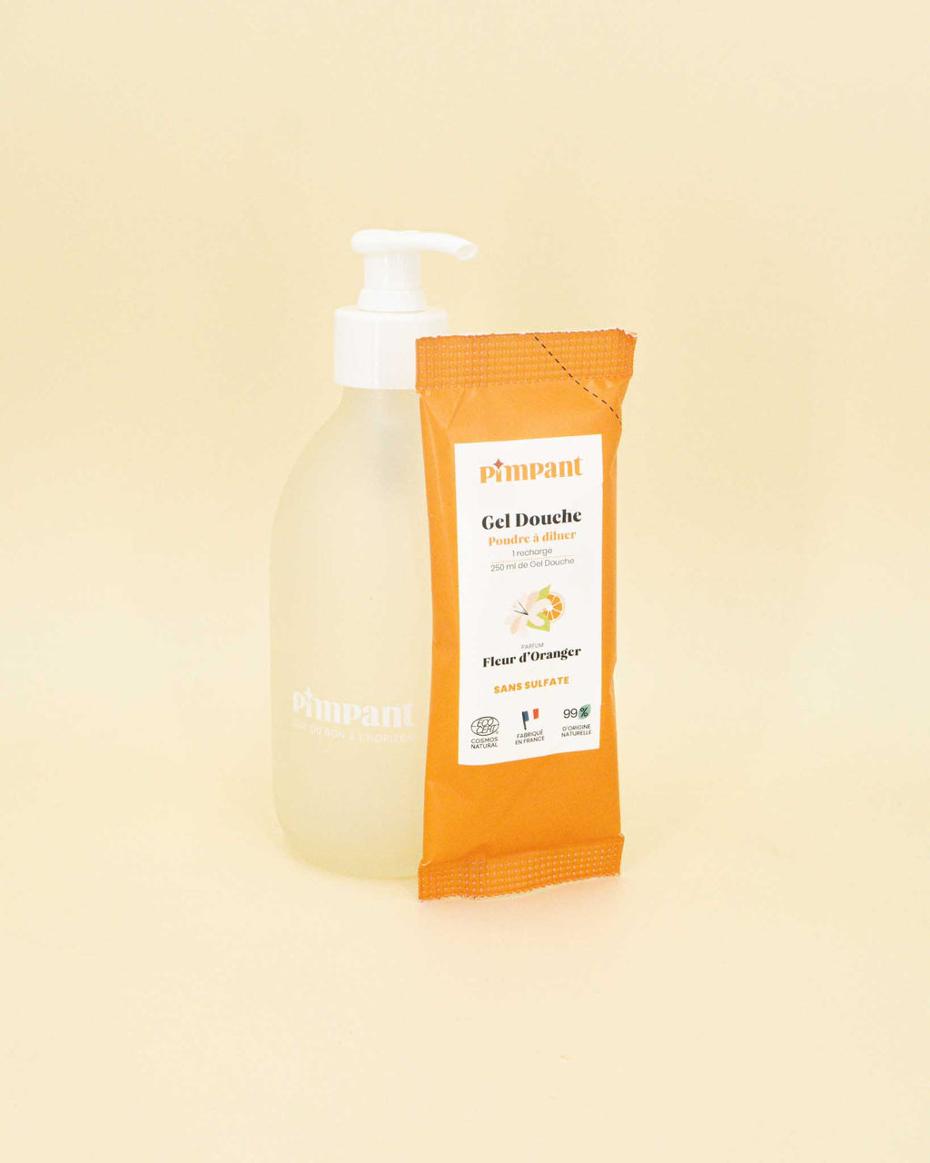 Gel douche - Fleur d'oranger - Bouteille & Recharge Gel douche - Fleur d'oranger - Bouteille & Recharge