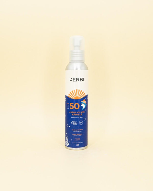 Crème solaire Bio - SPF50 - Sans traces blanches_Kerbi_The Trust Society