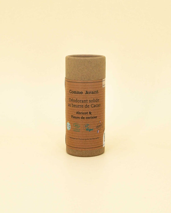 Déodorant solide Bio - Abricot & Fleurs de cerisier_Comme Avant_The Trust Society