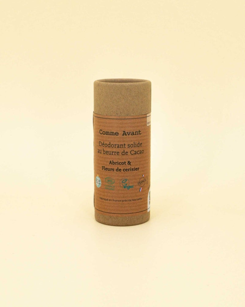 Déodorant solide Bio - Abricot & Fleurs de cerisier_Comme Avant_The Trust Society