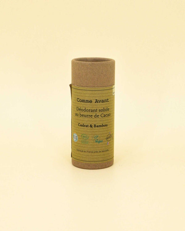 Déodorant solide Bio - Cédrat & Bambou_Comme Avant_The Trust Society