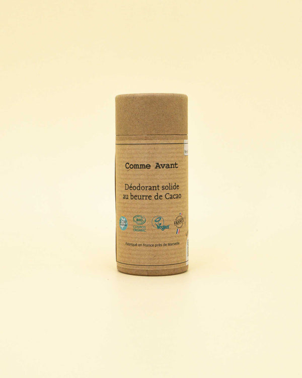 Déodorant solide Bio - Beurre de Cacao_Comme Avant_The Trust Society