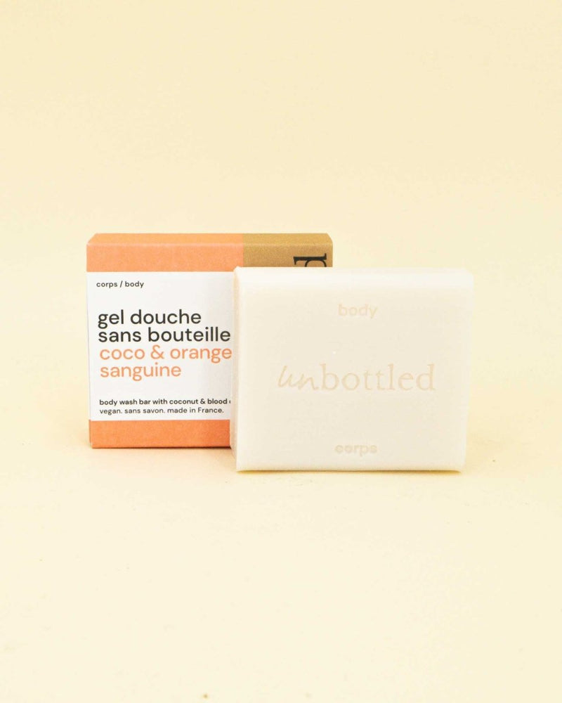 Gel douche sans bouteille - Coco & Orange sanguine_Unbottled_The Trust Society