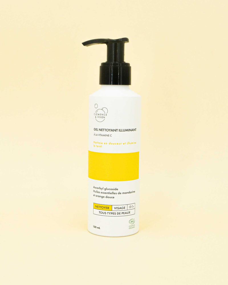 Gel nettoyant - Illuminant - Vitamine C_Clémence & Vivien_The Trust Society