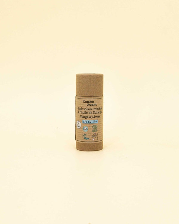 Mini crème solaire minérale - SPF 50 - Visage & Lèvres_Comme Avant_The Trust Society