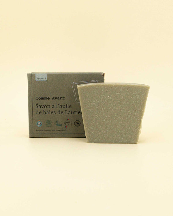 Savon solide visage - Purifiant - Baie de laurier et argile verte_Comme Avant_The Trust Society