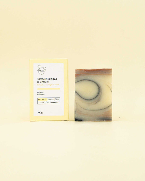 Savon solide - Patchouli & Eucalyptus (Le Gandhi)_Clémence & Vivien_The Trust Society