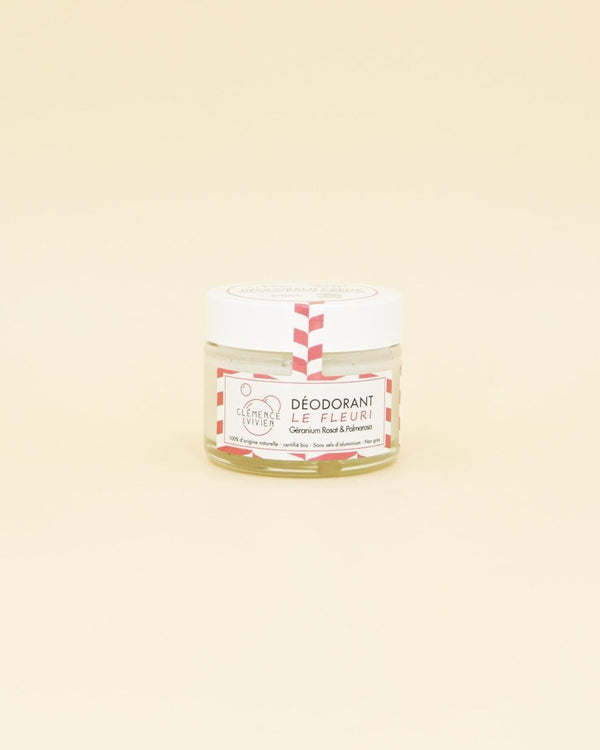 Déodorant crème - Fleuri - Géranium Rosat & Palmarosa_Clémence & Vivien_The Trust Society